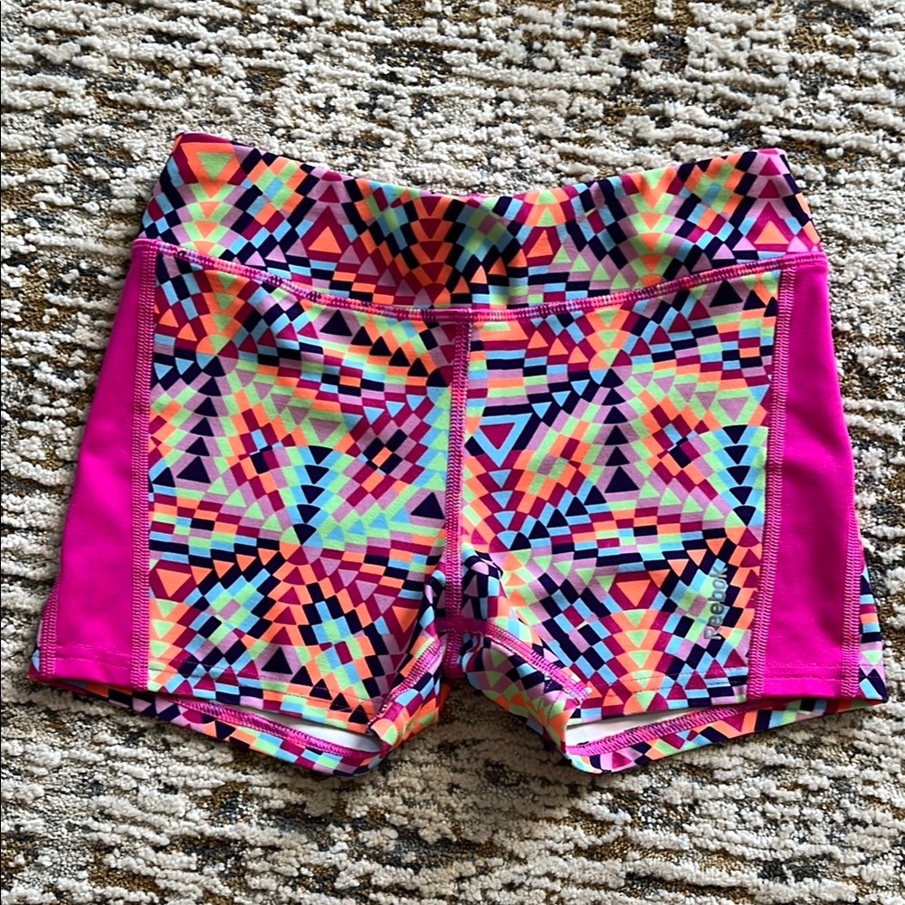 Reebok Geometric Patterned Shorts